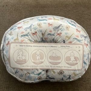 SAFARI NURSING PILLOW animals baby pillow breastfeeding, resting circular pillow